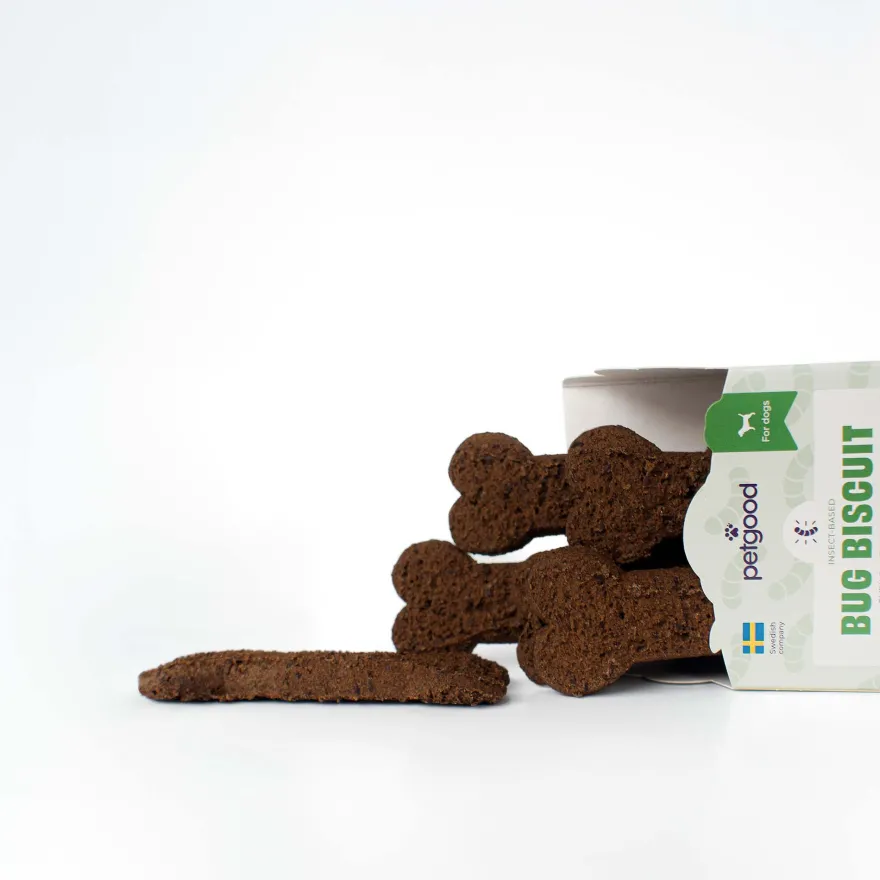 Insektbaserte hundekjeks i 6-pakning