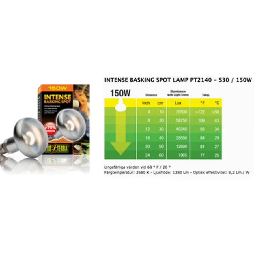 Intensiv solstråle - Sun Glo Black 100 W
