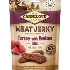Jerky kalkun med hjortefilet 100 g