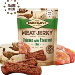Jerky kylling med fasan bar 100g
