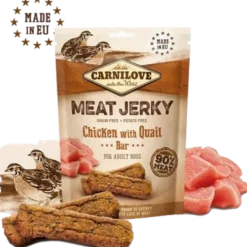 Jerky kylling med vaktelbar 100 g