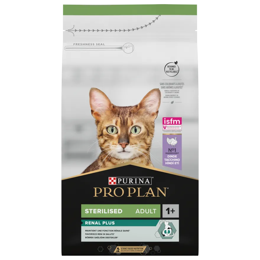 Katt Adult Sterilisert Renal Plus Kalkun 10 kg