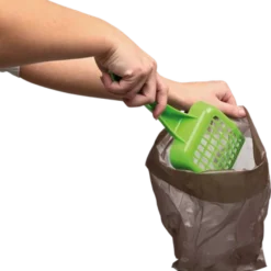 Katteavfallsposer av maisstivelse Komposterbar 3L Brun 3L
