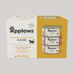 Kattebokser Chicken Selection i buljong 12x156 g