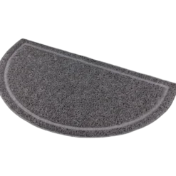 Kattekassematte, 41 x 25 cm, antrasitt, halvmåneformet