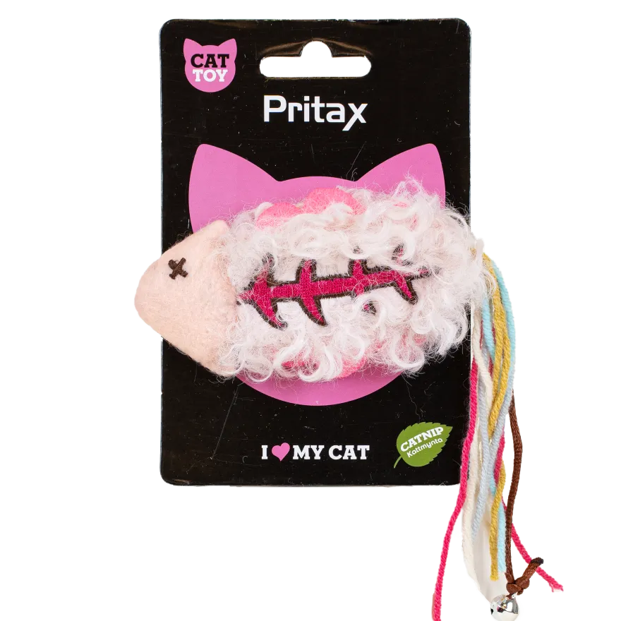 Katteleke Fishbone Ursula, 20x6x1,5cm, flerfarget
