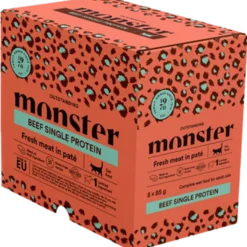 Katteposer Adult Beef 85 g x 8 stk - porsjonsposer