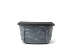 Kattesandkasse Aseo Jumbo Marble, 67,5x48,5x29cm, Grå/Hvit
