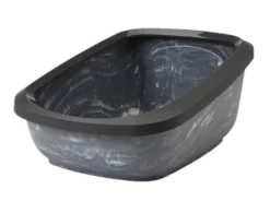 Kattesandkasse Aseo Jumbo Marble, 67,5x48,5x29cm, Grå/Hvit