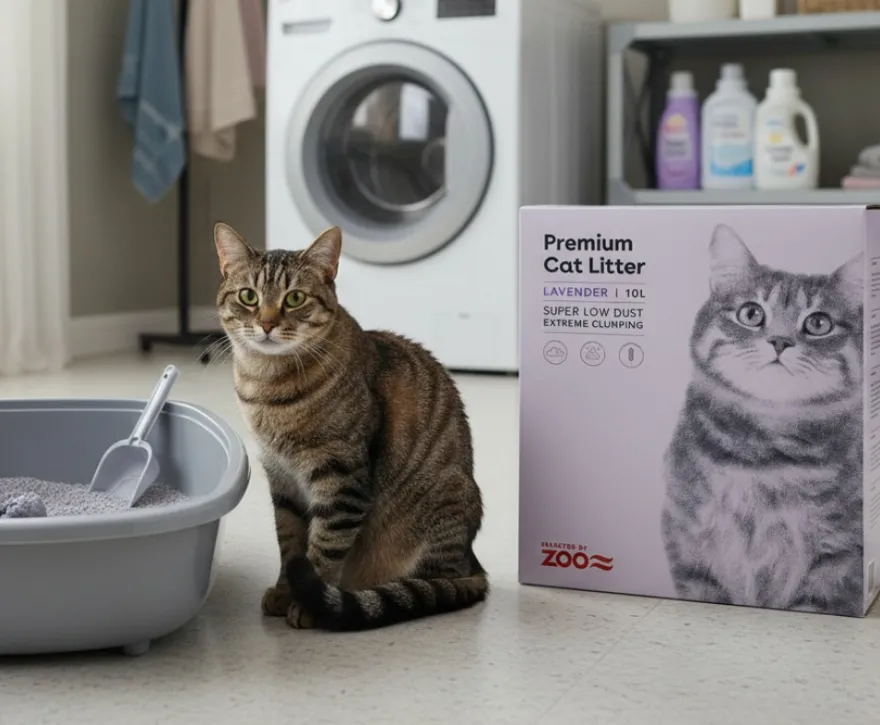 Kattesand Lavendel 10L