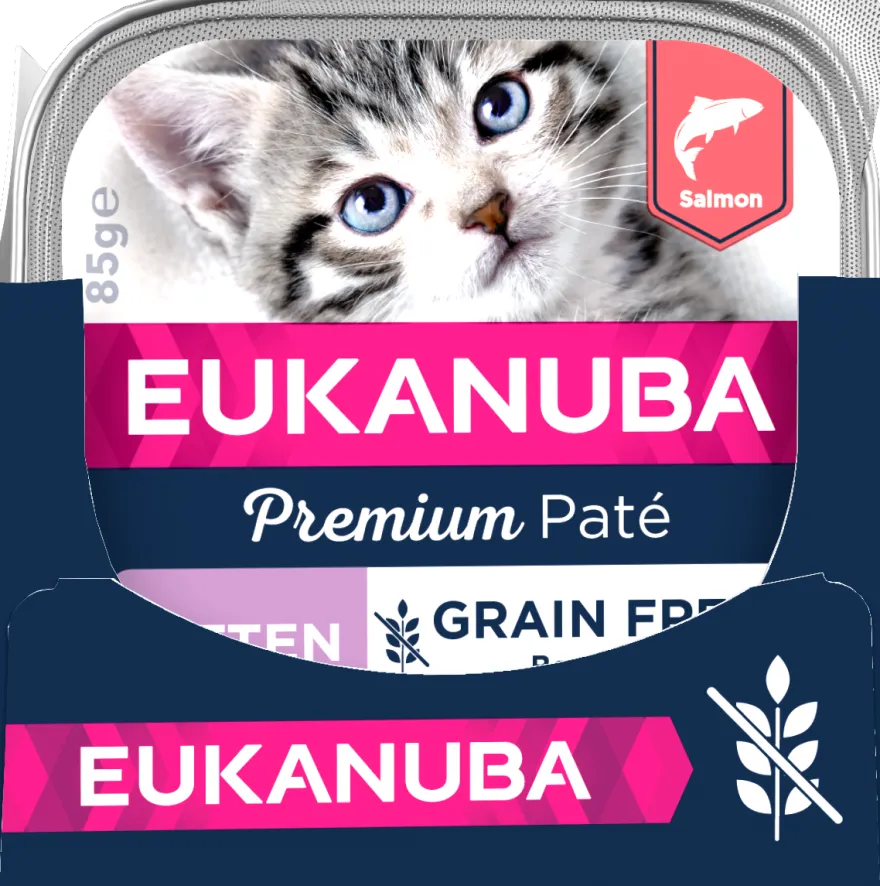 Katt Grain Free Kitten Laksepostei 12x85g