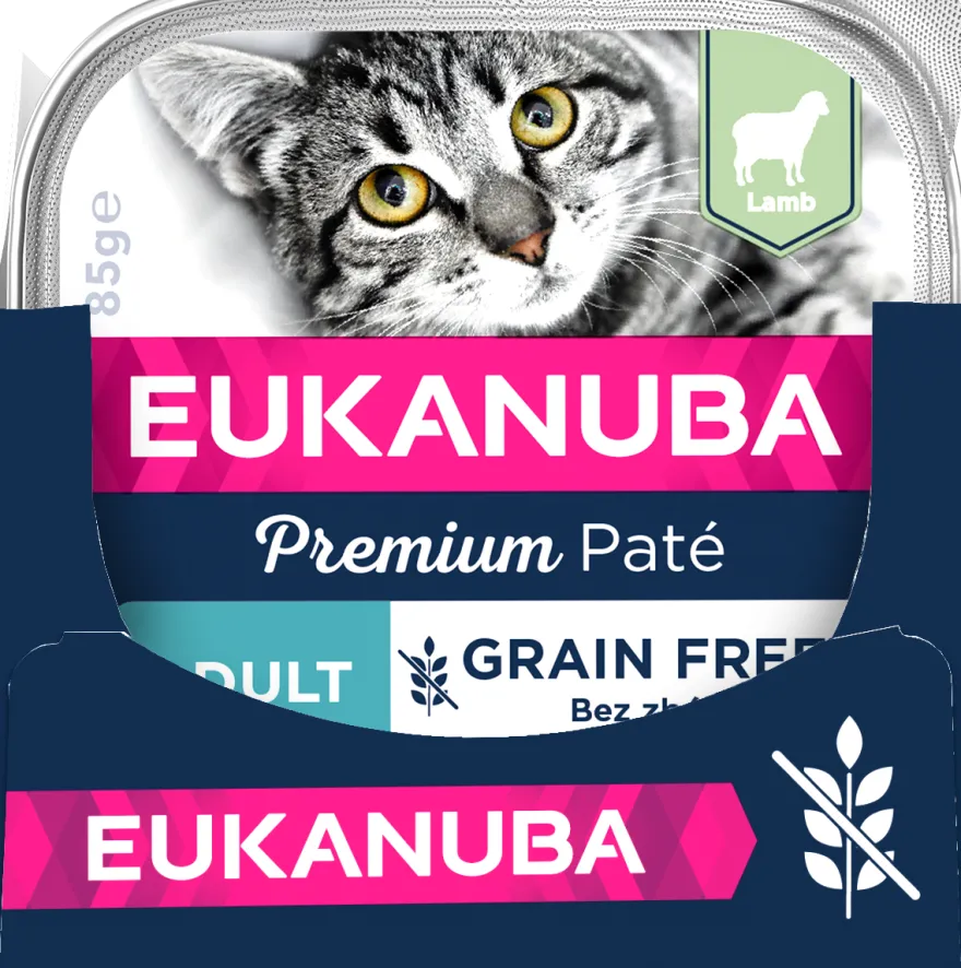 Katt Kornfri Adult Lammepostei 12x85g