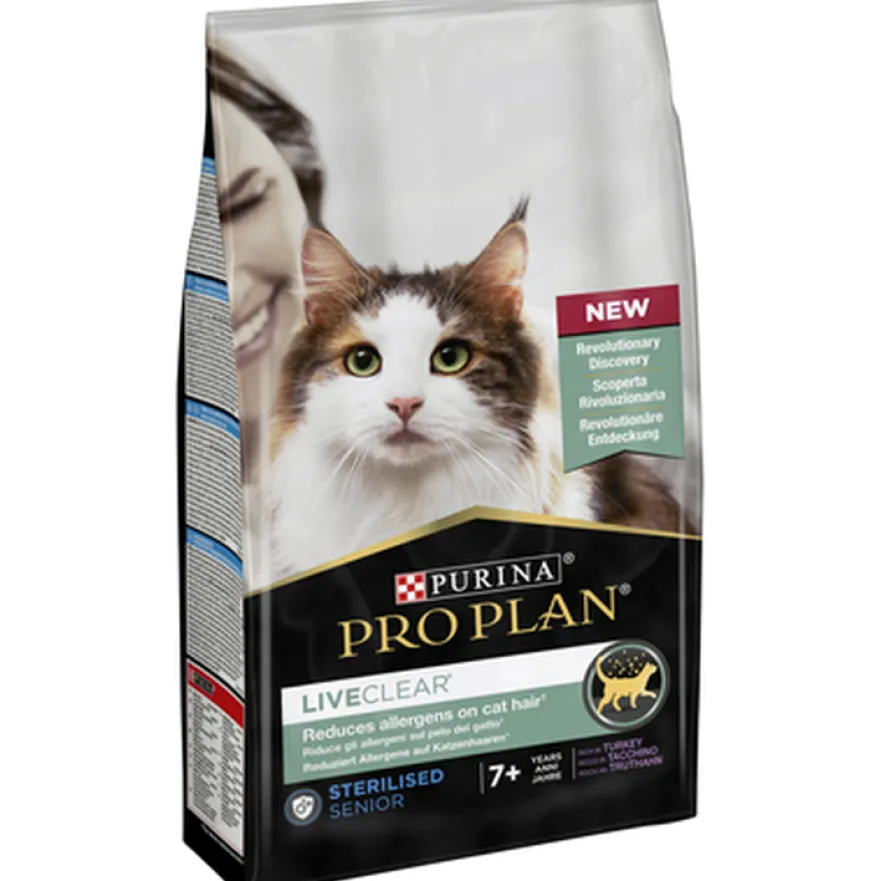 Katt Liveclear Sterilised Senior 7+ Kalkun 1,4 kg