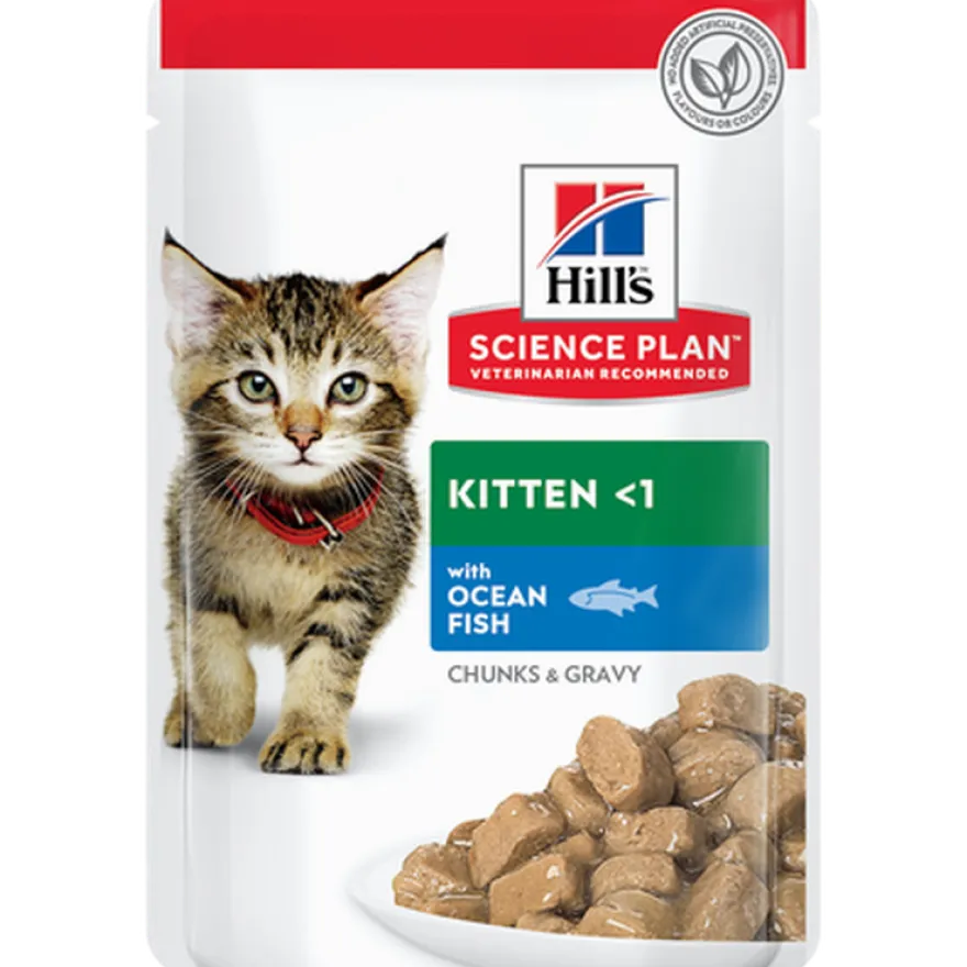 Kattunge Kylling Ocean Fish Pouch - Våt kattemat 85 gx 12 stk - Pose