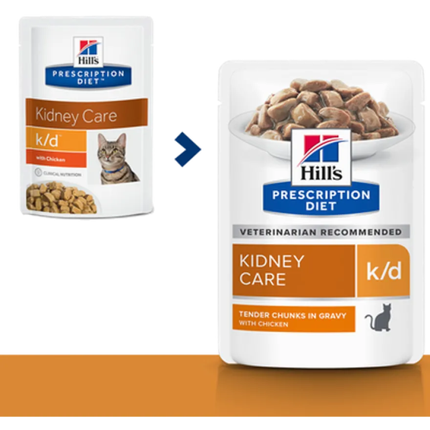 k/d Kidney Care Chicken Pouch 12x85g