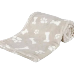 Kenny pledd, plysj, 100x75cm Beige