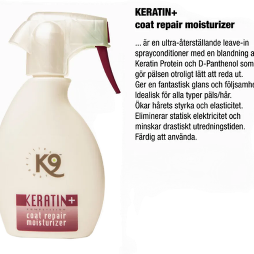 Keratin+ Coat Repair Moisturizer Leave In Spray Ultra-Restorating White 250 ml