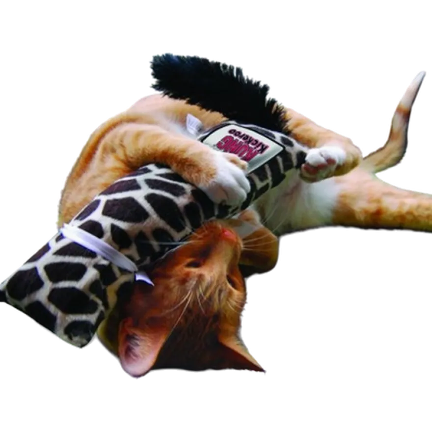Kickeroo Katteleke med Kattemynte, Giraffmønster 29cm