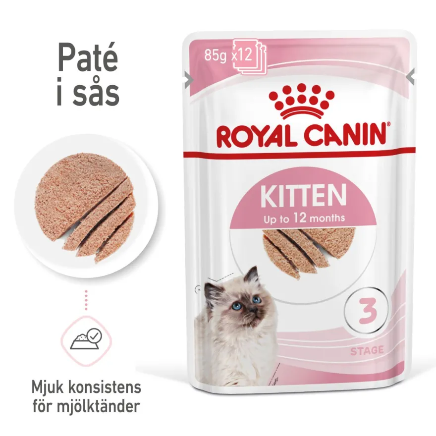 Kitten Loaf Våtfôr for kattunger 85 g x 12 stk