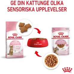 Kitten Sterilised Gravy Våtfôr for kattunger 85 g x 12 stk