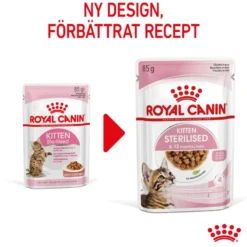 Kitten Sterilised Gravy Våtfôr for kattunger 85 g x 12 stk