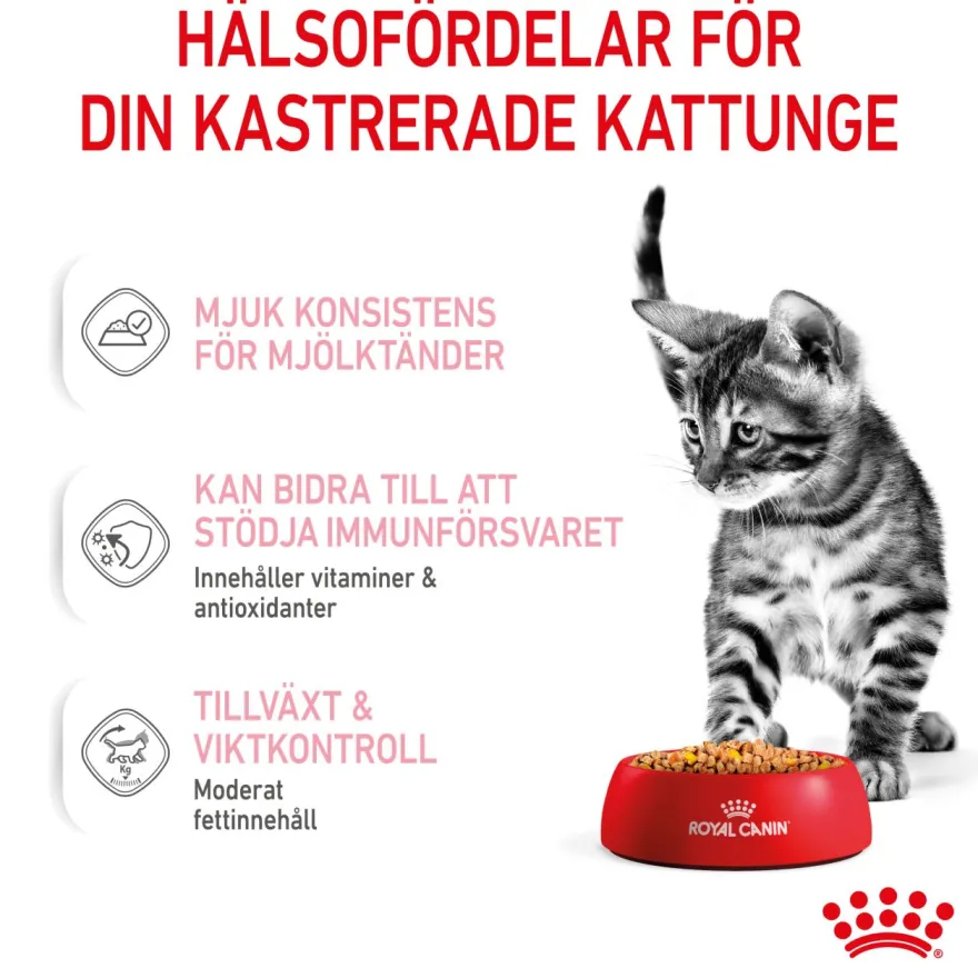 Kitten Sterilised Jelly Våtfôr for kattunger 85 g x 12 stk