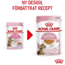 Kitten Sterilised Jelly Våtfôr for kattunger 85 g x 12 stk