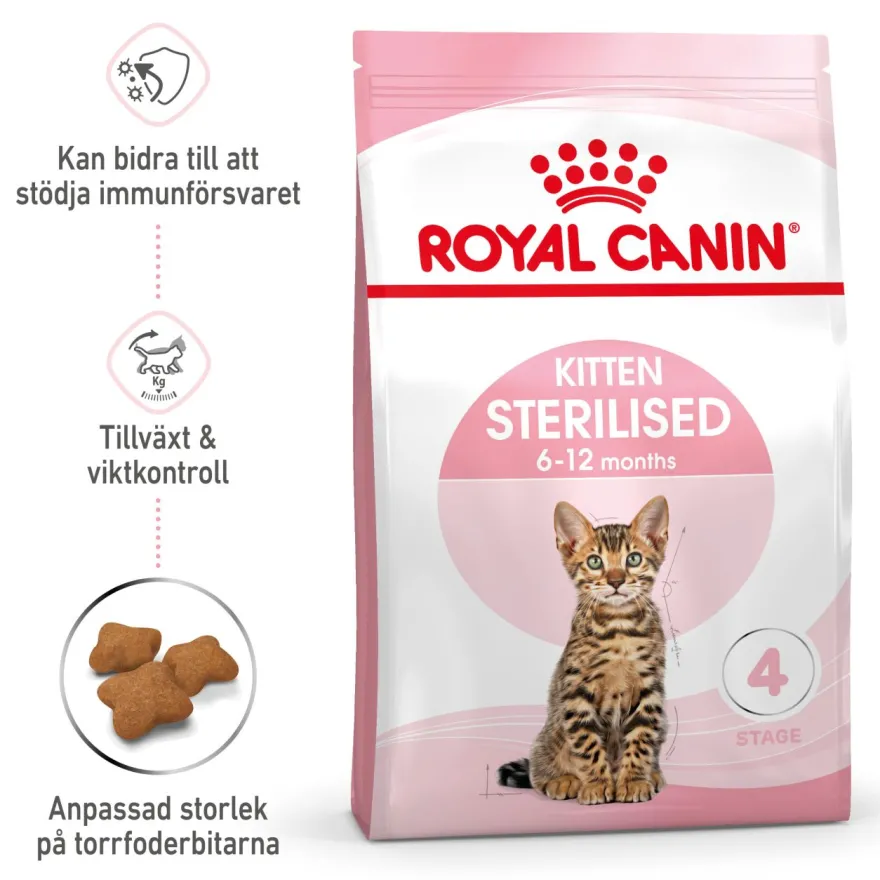 Kitten Sterilised Tørrfôr for kattunger 400 g