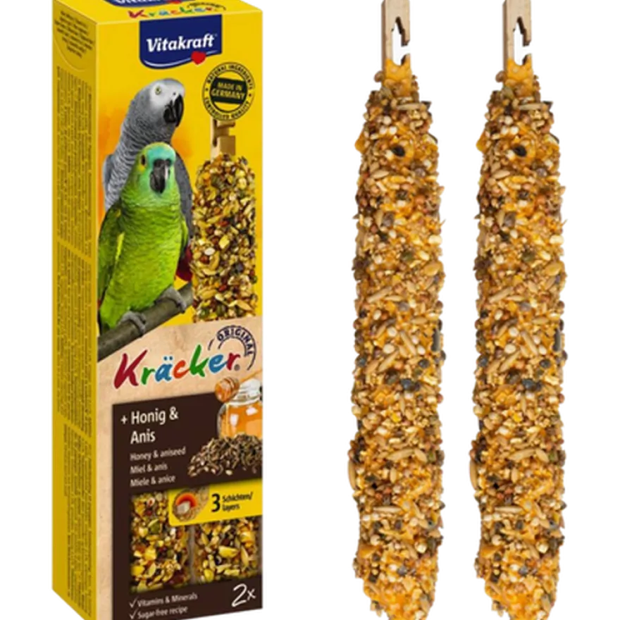 Kjeks Papegøye honning og anis 2-pk.