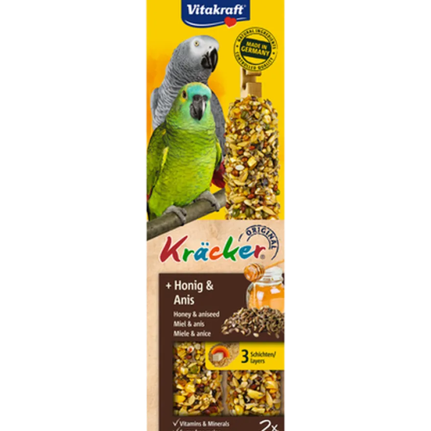 Kjeks Papegøye honning og anis 2-pk.