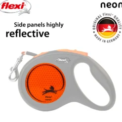 Koppel New Neon Band Orange Medium, 5 m, maks. 25 kg