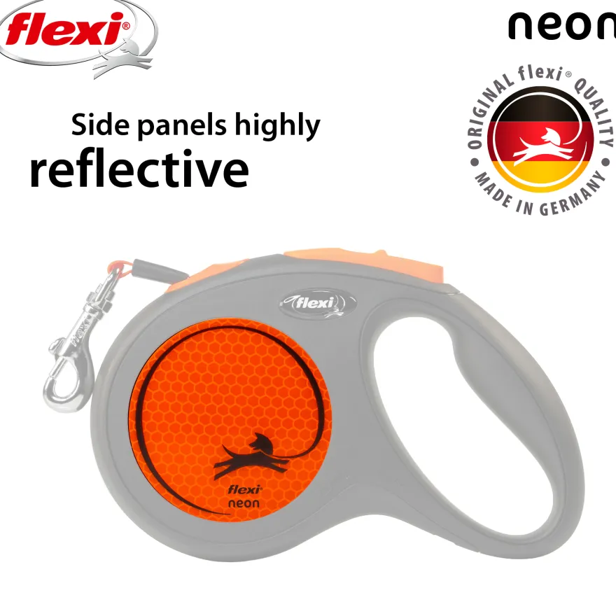 Koppel New Neon Band Orange Medium, 5 m, maks. 25 kg