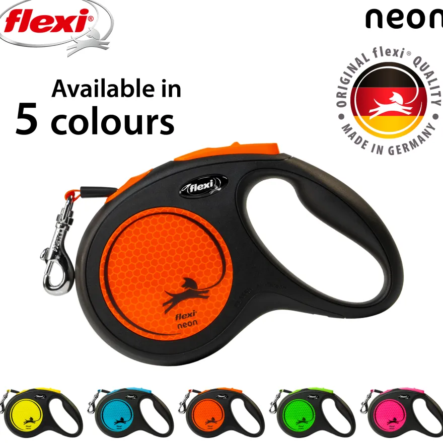 Koppel New Neon Band Orange Medium, 5 m, maks. 25 kg