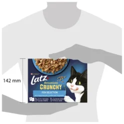 Latz Sensations Knasende fisk i gelé 10x85 g