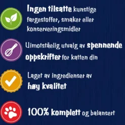 Latz Sensations Knasende fisk i gelé 10x85 g