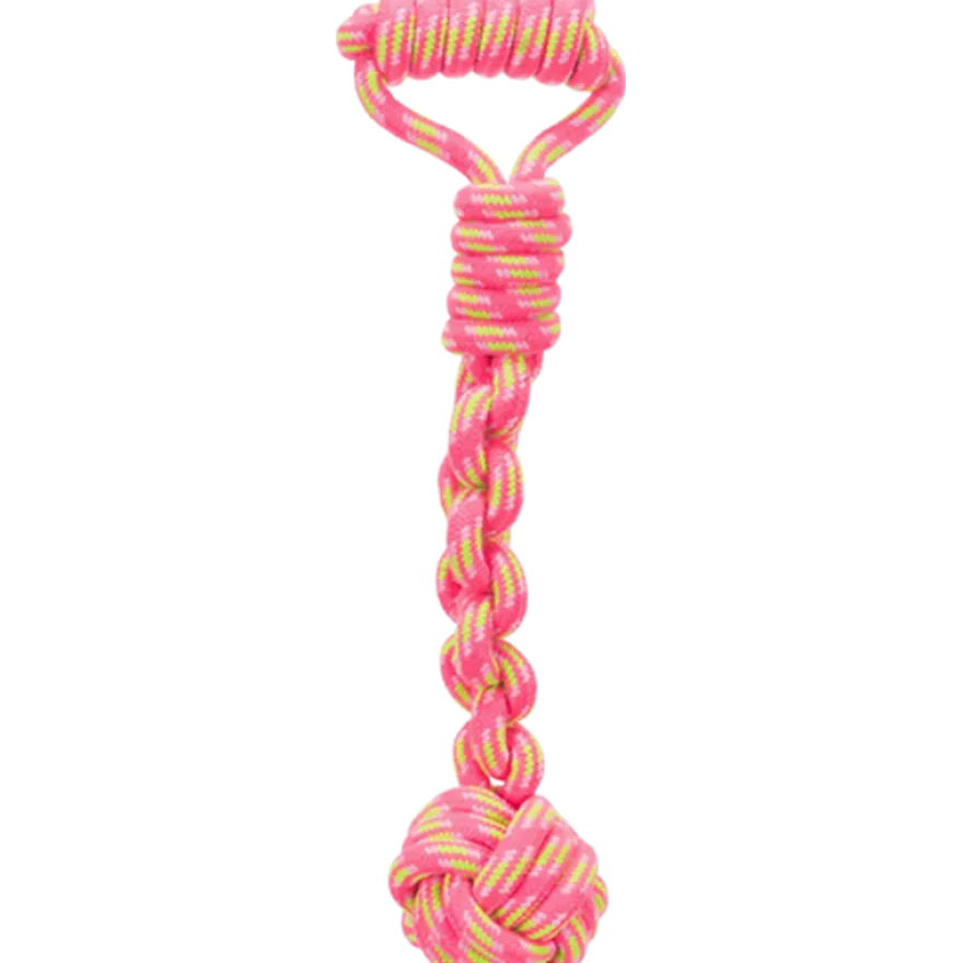 Leketau med innvevd kulefletteblanding Ø 8 / 38 cm