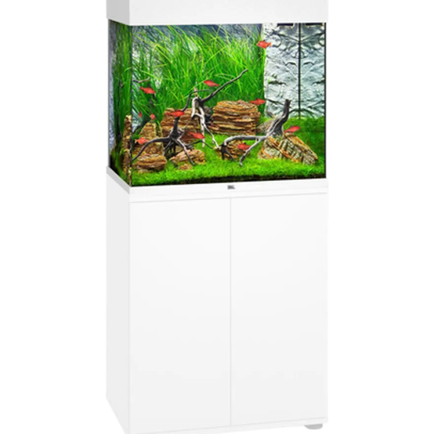 Lido LED-akvarium hvit 120 L