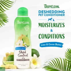 Lime & Cocoa Butter Shed Control Conditioner for kjæledyr 355 ml