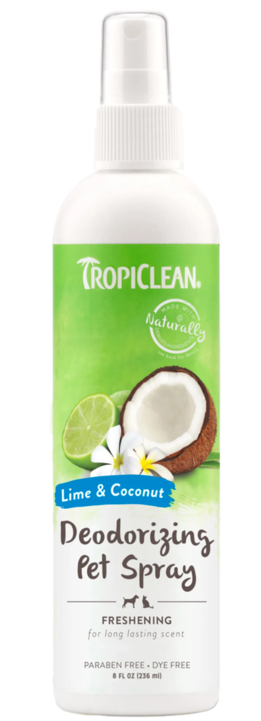 Lime & kokosnøtt deodoriserende spray for kjæledyr 236 ml