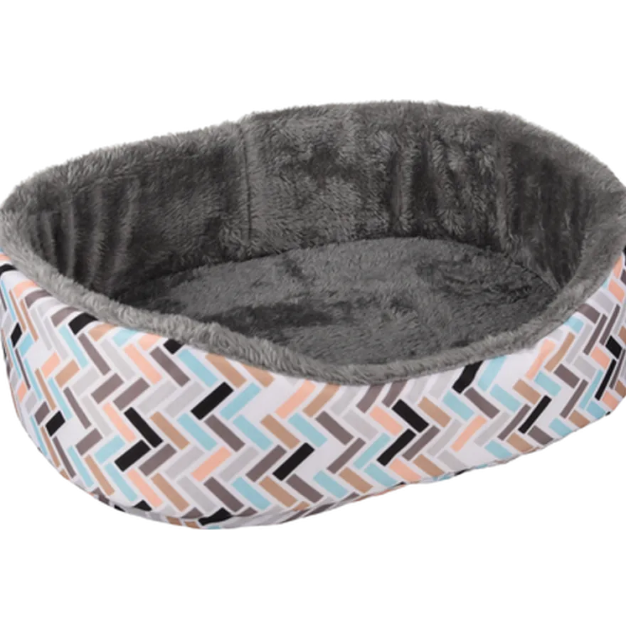 Liten dyrekurv Clavio med ovalt mønster 25 x 19 x 9 cm