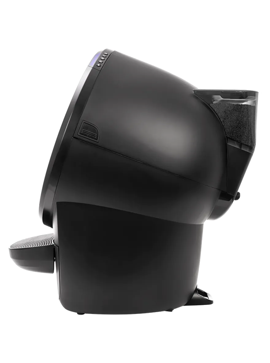 LitterHopper Kattesanddispenser for Litter-Robot 4, svart