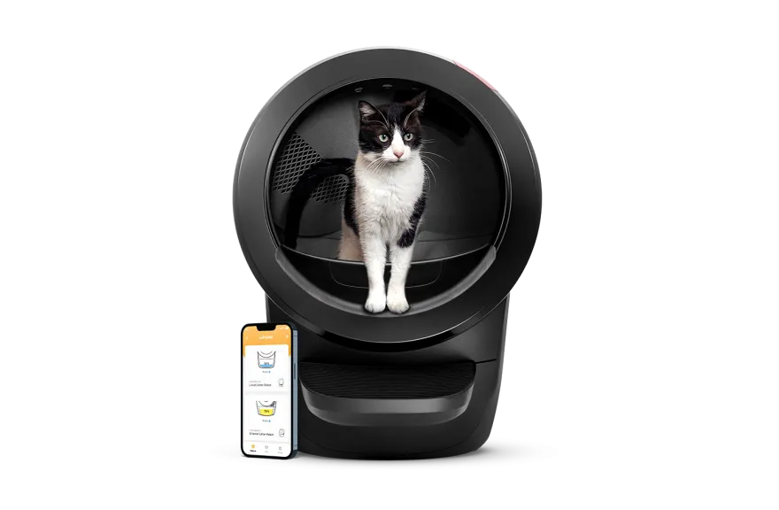 Litter-Robot 4 Selvrensende søppelkasse, svart