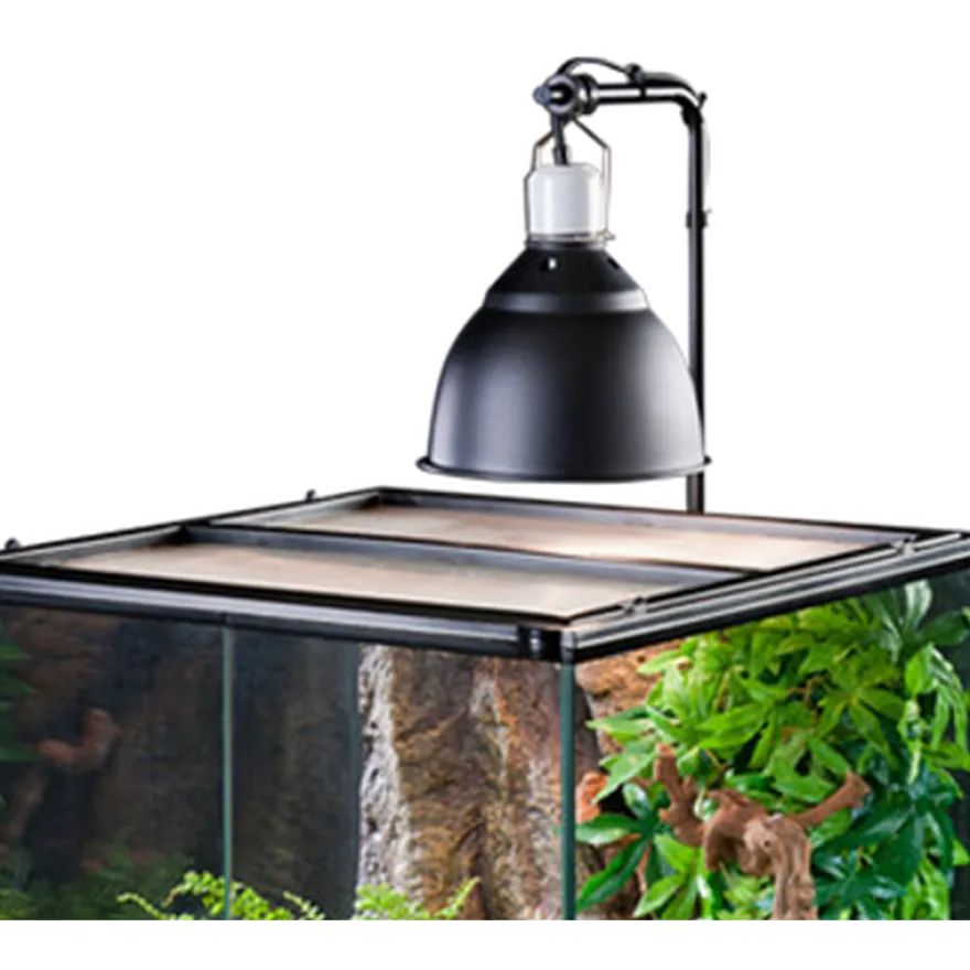 Lyskuppel - UV-reflektorlampe i aluminium, svart 75 W, 14 cm