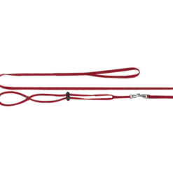 Marsvin-sele, justerbar i nylon, rød 120 cm