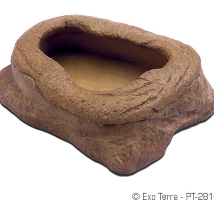 Maskeskål - Mealworm Feeder for reptiler Brun 13 x 9,5 x 4,5 cm