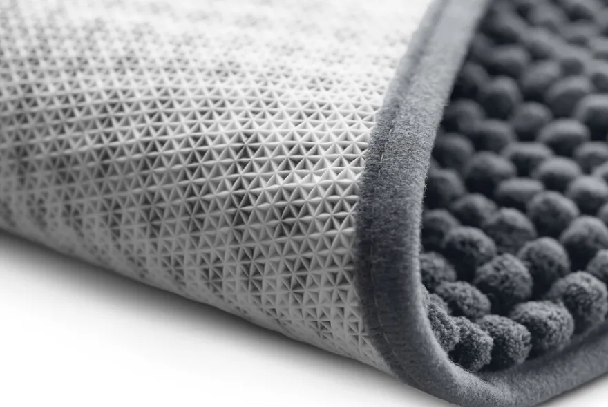 Mat Mud Flap Waterloo Polyester Grey 90x60 cm