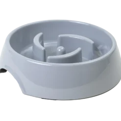 Matskål Slow feed Grey L 600ml 20x5cm 20x5cm