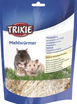 Mealworms Tørket Tørket Mealworms Beige 70 g