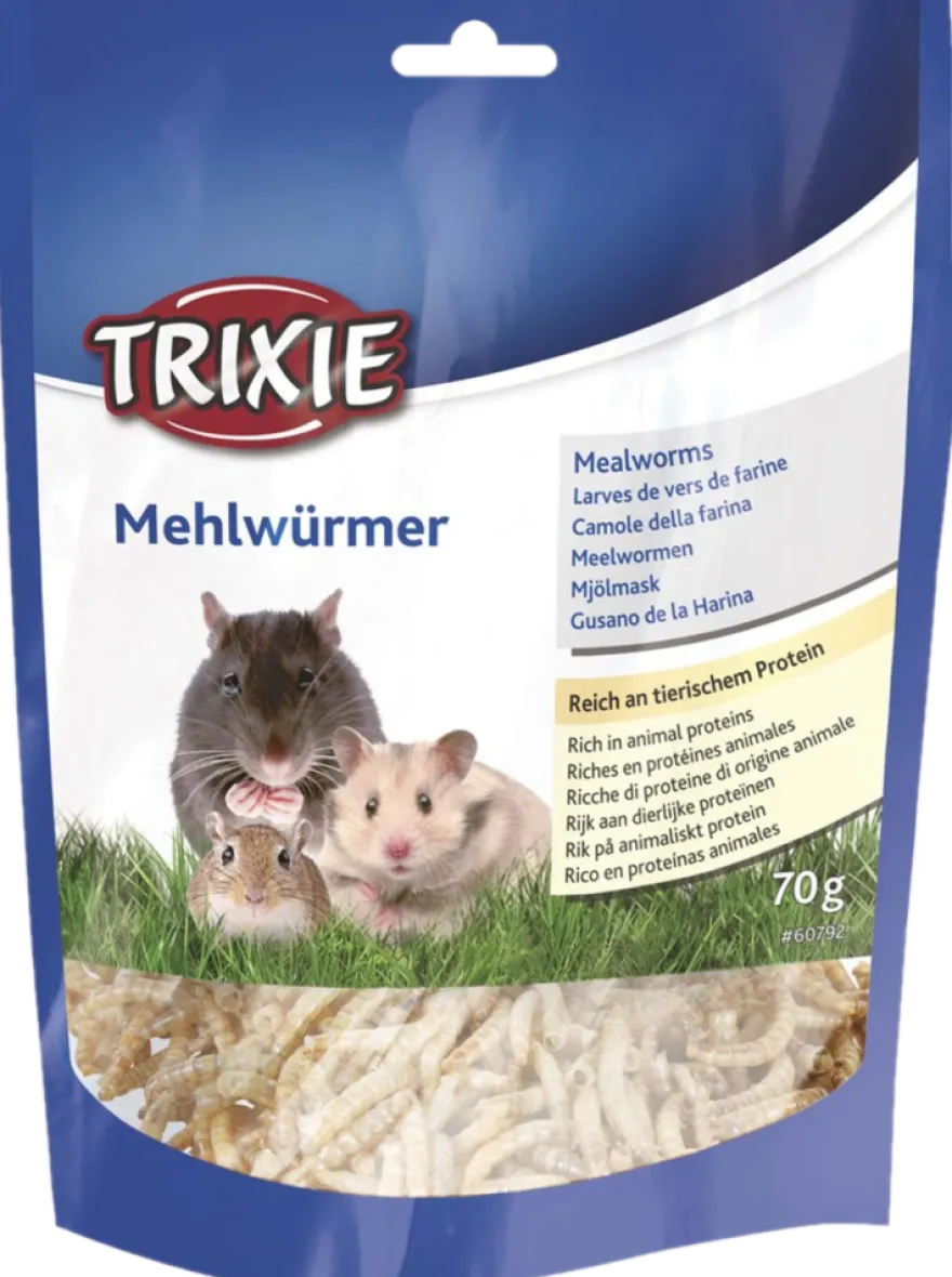 Mealworms Tørket Tørket Mealworms Beige 70 g