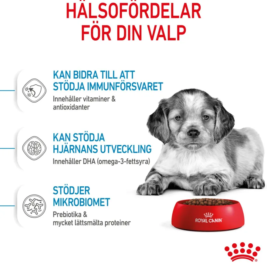 Medium Puppy tørrfôr for valper 4 kg